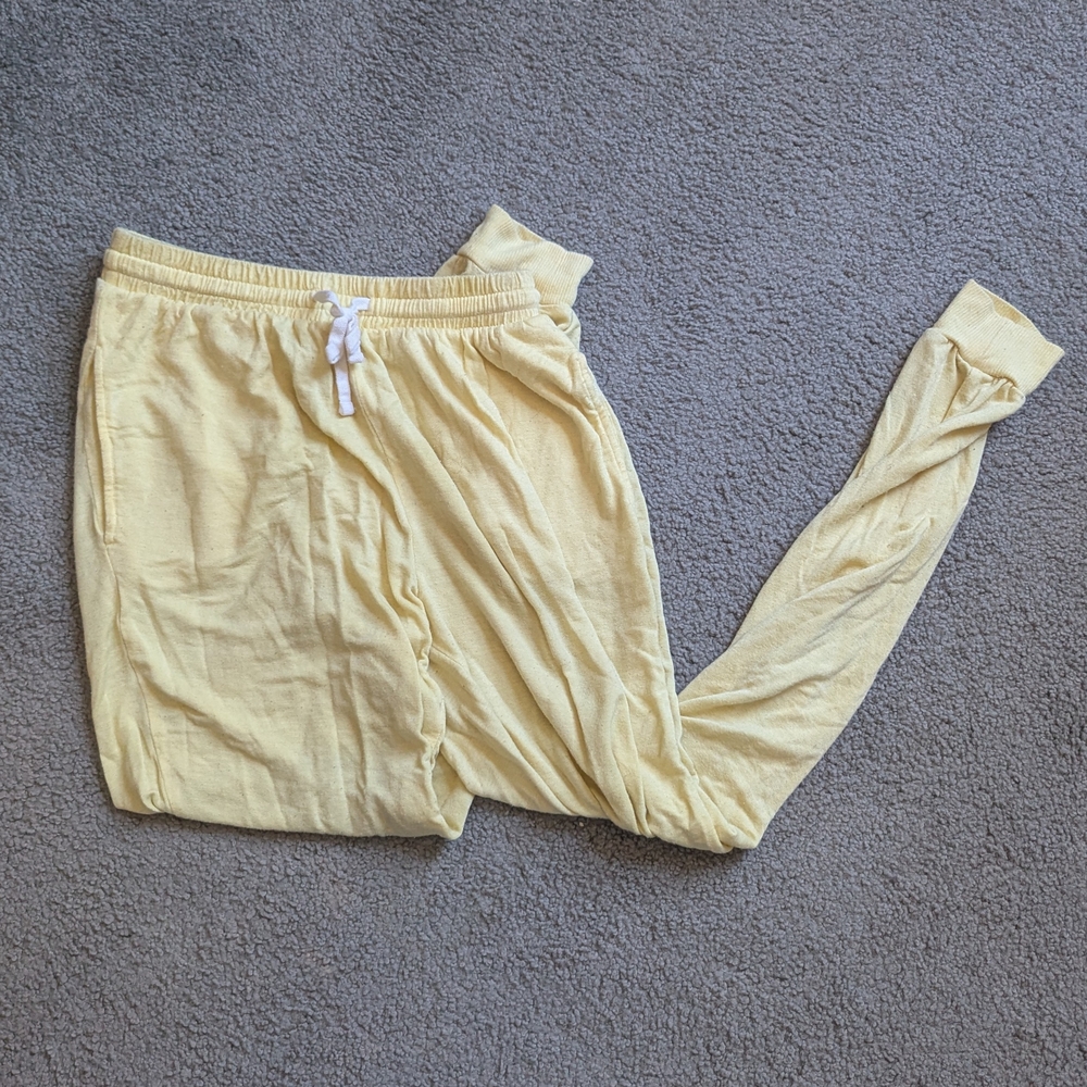 Colsie Butter Yellow Track Pants | Small